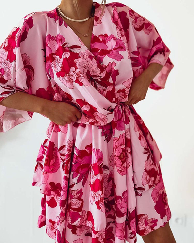 Royalfashion Naiste originaalmustriga minikleit