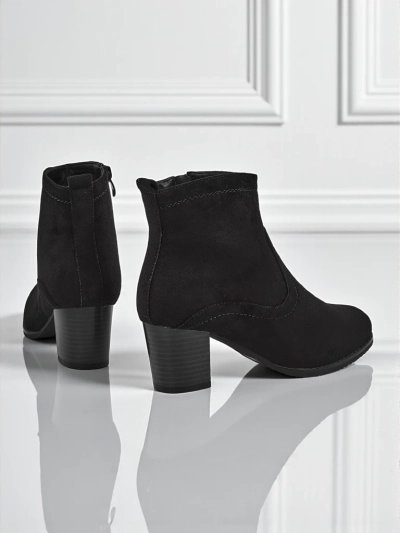 Naiste öko-seemisnahast kontsaga poolsaapad Crimson Echo