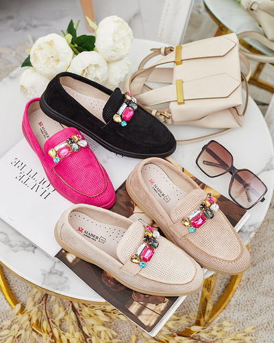 Royalfashion Women's openwork moccasins Mettele