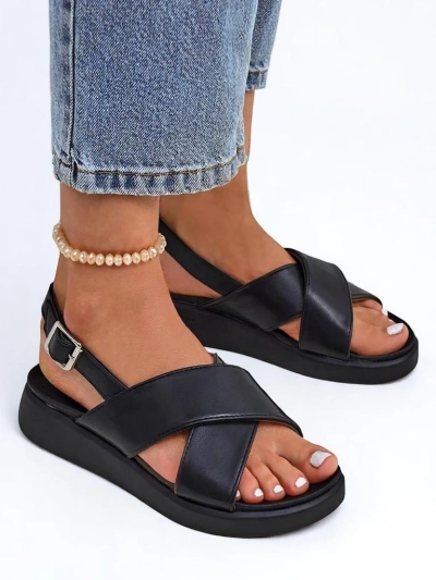 Royalfashion Naiste paksu tallaga sandaalid Riva Star