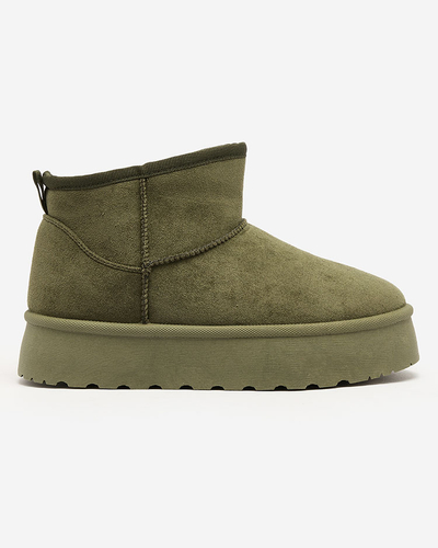 Royalfashion Green women's platform snow boots Ersinella