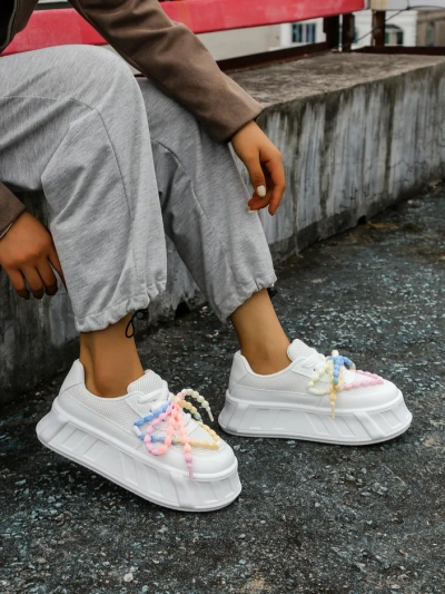 Royalfashion Women's Platform Sneakers Venusoe