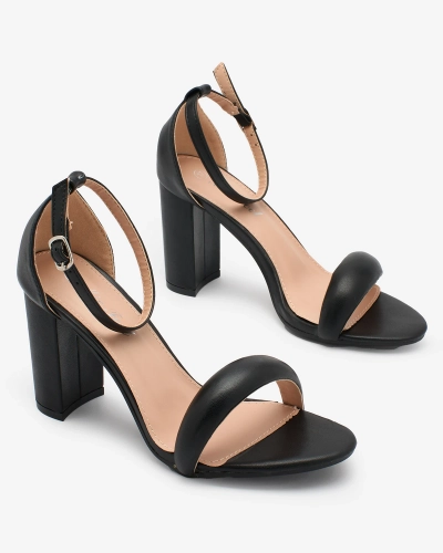 Royalfashion Black Women's Vefre High Stiletto Sandaalid
