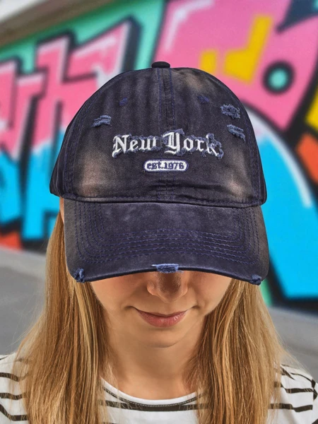 Royalfashion New York 1976 Distressed Baseball Cap