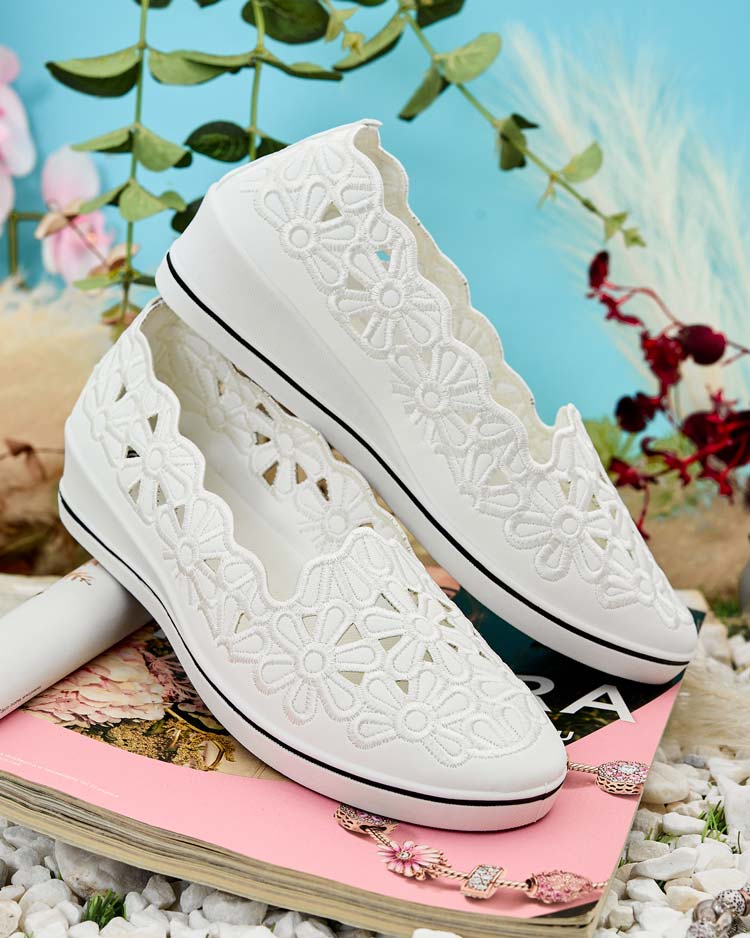 Royalfashion Women's low-heeled half shoes Dellio