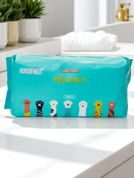 Cotton wet wipes 70 pcs.