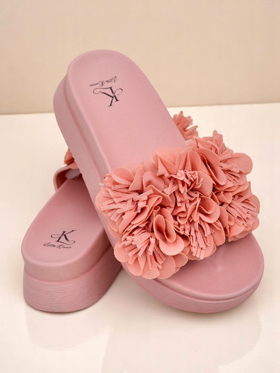 Royal Fashion Women's Freesia Sandals with Small Flowers
