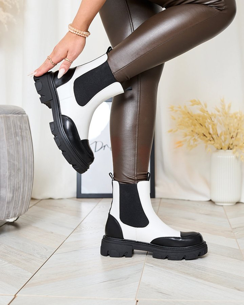 Royalfashion Valged naiste Userrus saapad