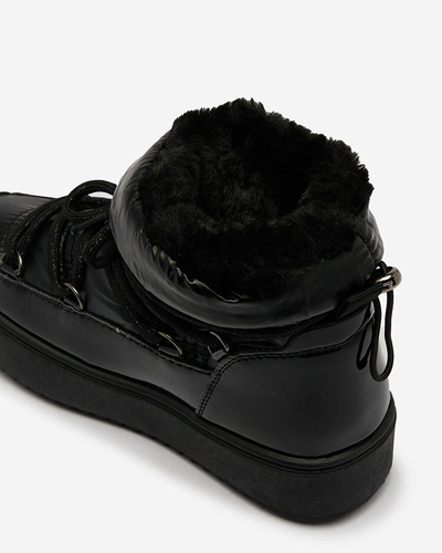 Royalfashion Laste liibuvad a'la lumesaapad mustad Asifa