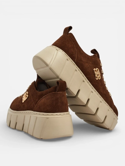 Women's Renos Natural Leather Sport Sneakers