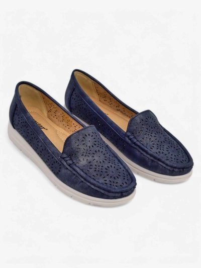 Royalfashion Naiste perforatsiooniga mokassiinid Besset