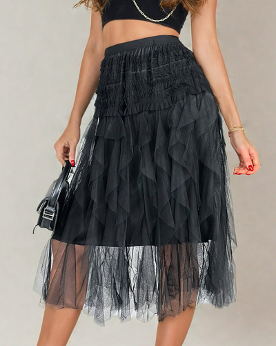 Royalfashion Naiste kahekihiline midi seelik