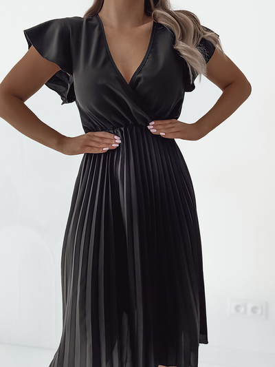 Royalfashion Naiste plisseeritud midi-kleit