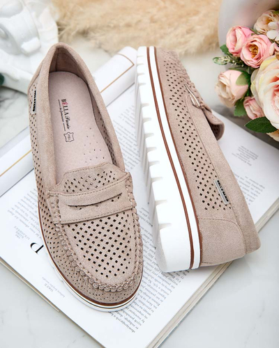 Royalfashion Ажурные женские мокасины Leteller