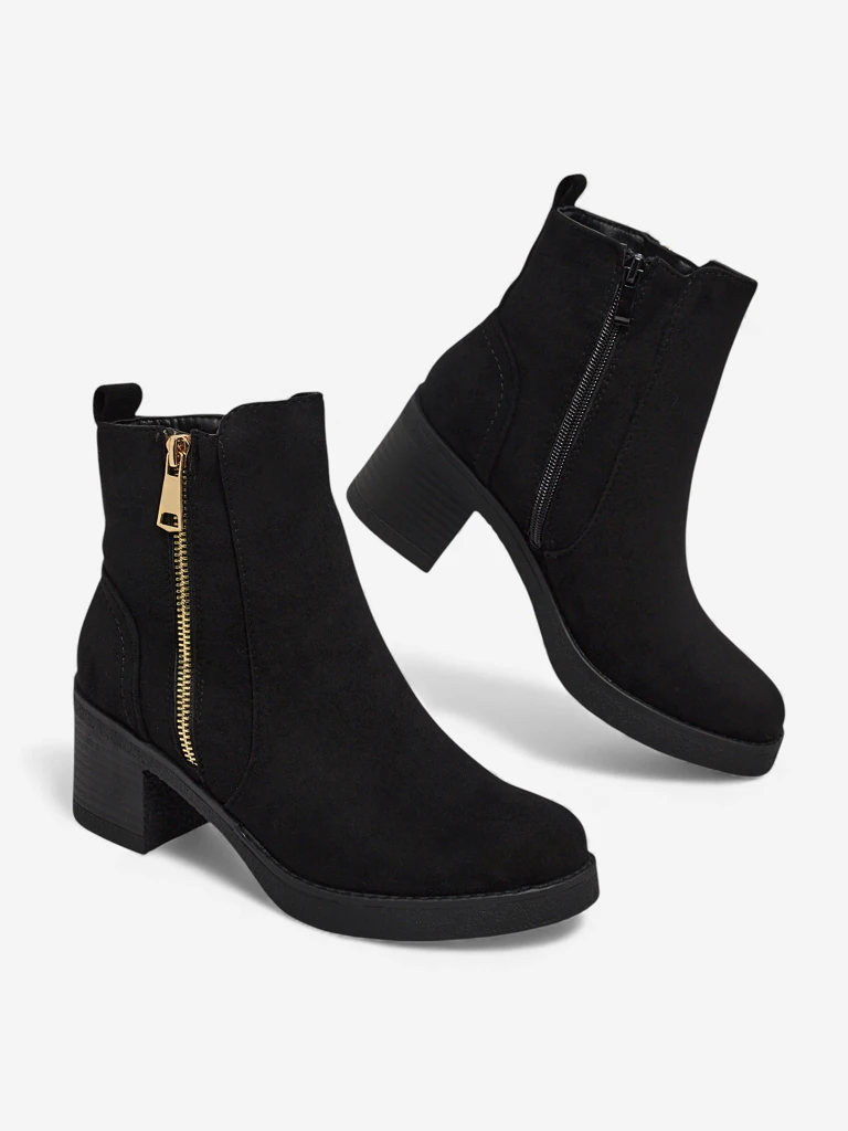 Women's Arshena Faux Suede Heeled Ankle Boots