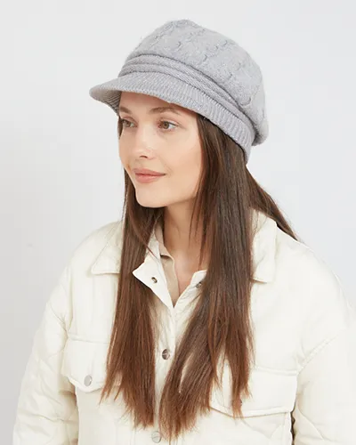 Royalfashion Kvinnor's baret med skärm