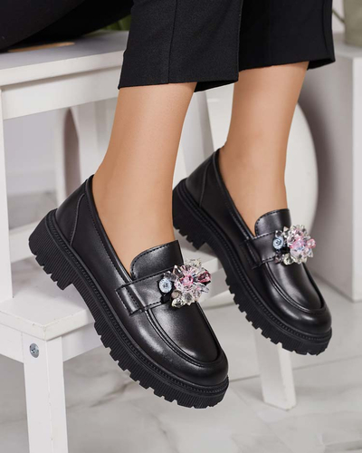 Royalfashion Women's moccasins with colorful beads Karonia