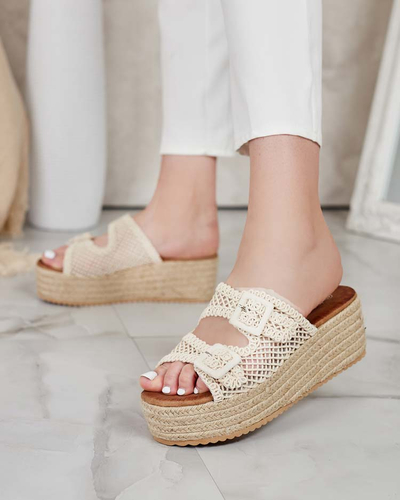 Royalfashion Naiste Olcana platvormiga flip-flops