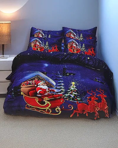 Royalfashion Christmas bedding set 160x200 complete 3-PARTS