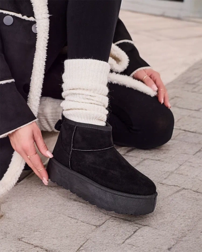 Женские короткие зимние сапоги Royalfashion Alalla