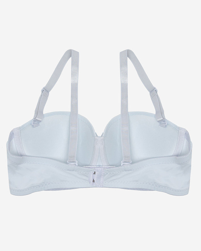 Белый женский бюстгальтер на уплотненных чашках - Нижнее белье