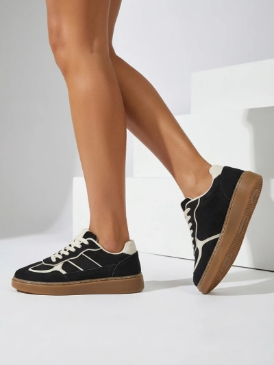 Трампки Дамские Flora Czarne Ekologiczne Sportowe na Co Dzień