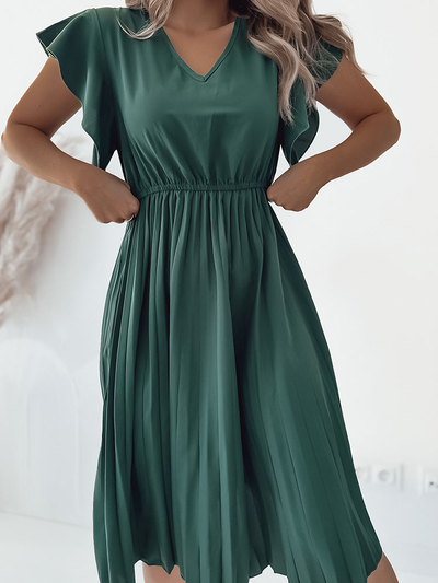 Royalfashion Naiste plisseeritud midi-kleit