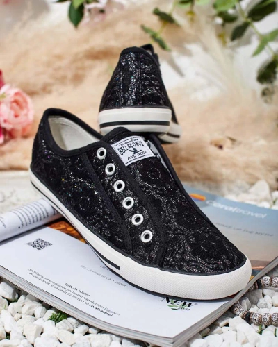 Royalfashion Naiste Imilla Brokaadist tennised