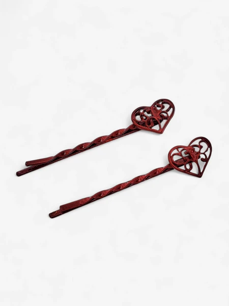 Royalfashion Hairpins with hearts