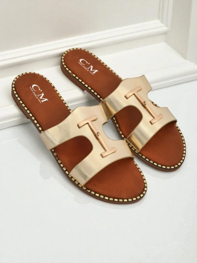 Royalfashion Женские сланцы на плоской подошве Maya Louise