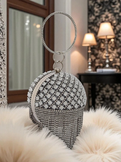Royalfashion Women's Ball Handbag with Zirconia Velora Bloom