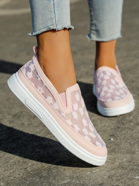 Royalfashion Naiste võrkkudumis kingad lilledega Emzos