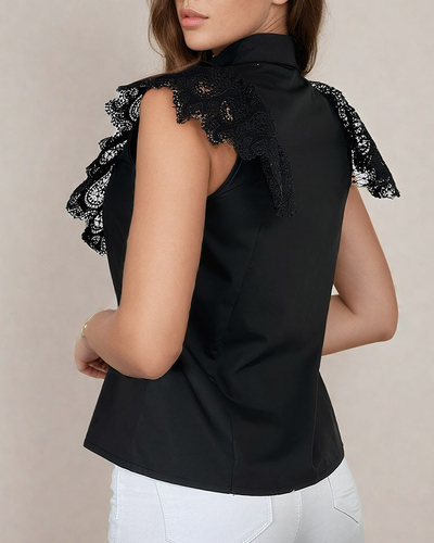 Royalfashion Women's Lace Shirt