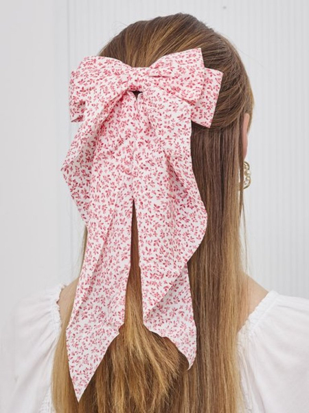 Royalfashion Juukseklamber – lipsuga lillemustriga Miriam