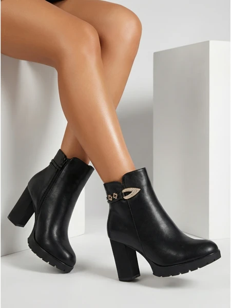 Женские ботильоны Sylvar из экокожи на каблуке