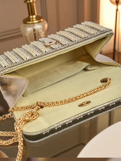 Royalfashion Women's Clutch Bag with Zirconia Elira Dusk