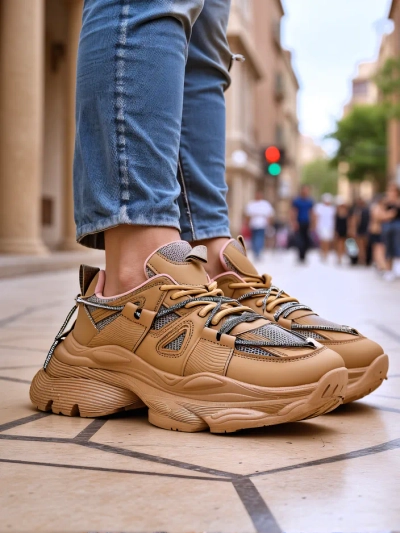 Royalfashion Naiste Sneakers Paksul Sokiga Reterri