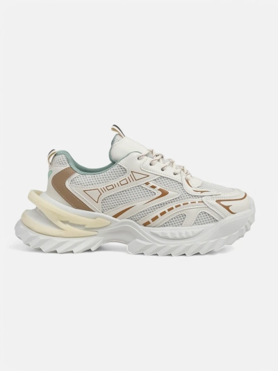 Royalfashion Women's sports sneakers on a thicker sole Nettes