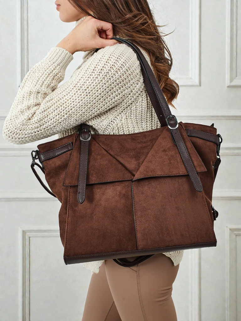 Naiste shopper-käekott, öko-seemisnahast Daville