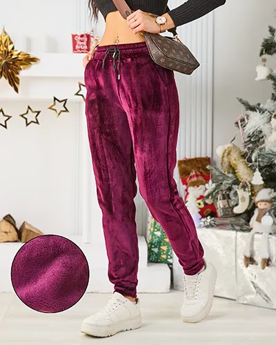 Royalfashion Naiste fliisorvoodriga spordipüksid