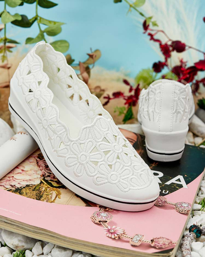 Royalfashion Women's low-heeled half shoes Dellio