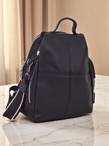 Royalfashion Väike naiste ökonahast seljakott Luna Style