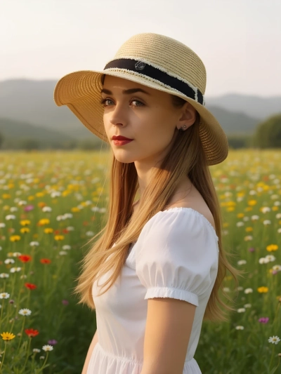 Royalfashion Naiste õlgkübar Sunny Meadow