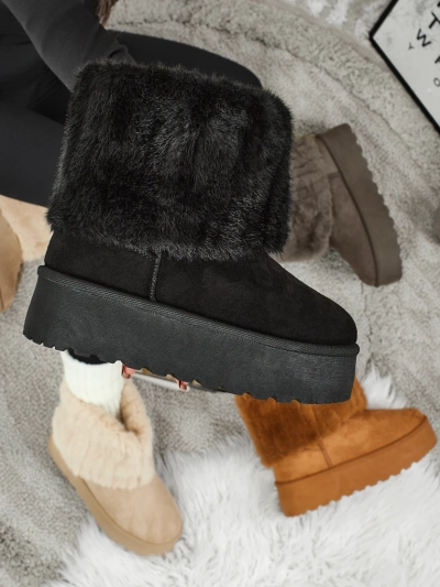 Women's snow-style boots with fur Irelle
