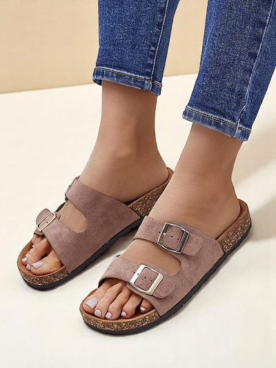 Royalfashion Women's sandals with buckles Foumy