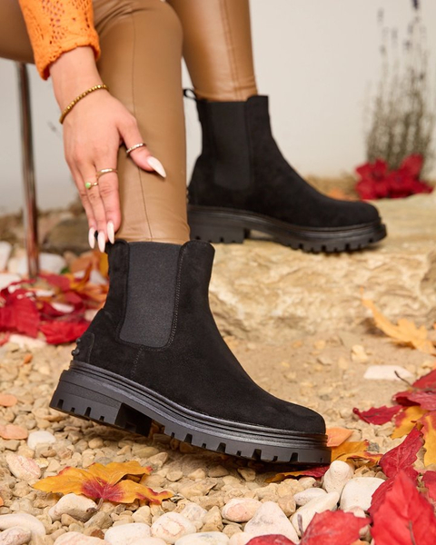 Royalfashion Mustad naiste isoleeritud Comfy Walk saapad