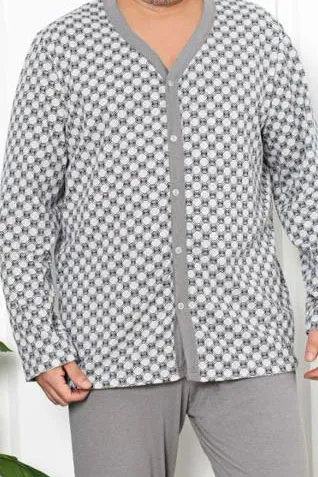 Royalfashion Cotton men's pajamas with print PLUS SIZE