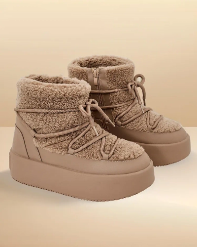 Royalfashion Kvinner Skóir í Snjó Tomis