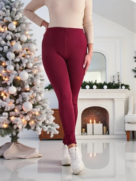 Royalfashion Naiste isoleeritud treggings püksid PLUS SIZE