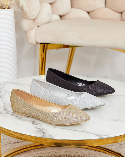 Royalfashion Naiste Samelvi Glitter Balleriinad